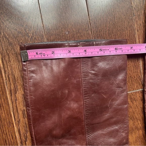 Authentic Gucci Tall Brown High Heel Leather Boot-sz 7.5 - Picture 7 of 16